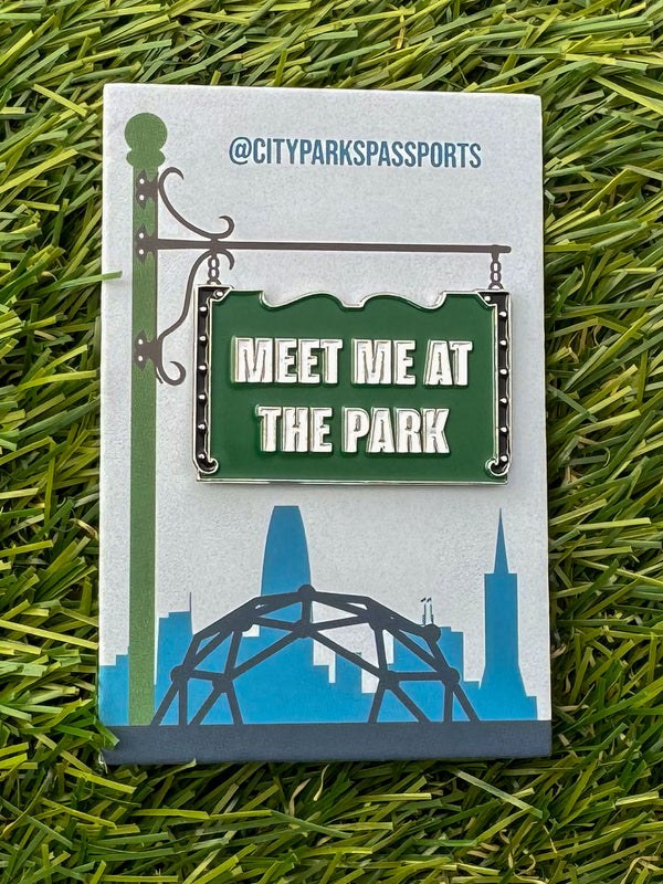 "Meet Me At the Park" Enamel Pin