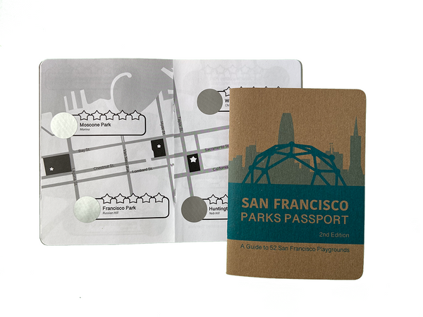 San Francisco Scratch Off City Parks Passport